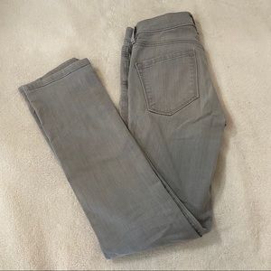 LOFT Gray Straight Jeans